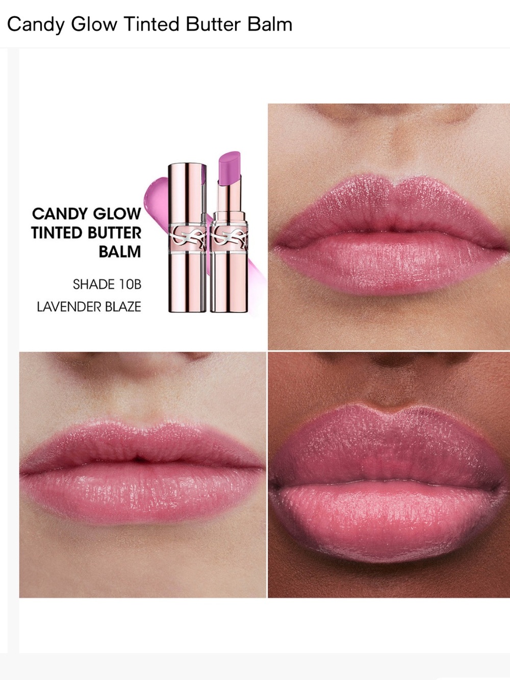 YSL Loveshine Candy glow lip balm